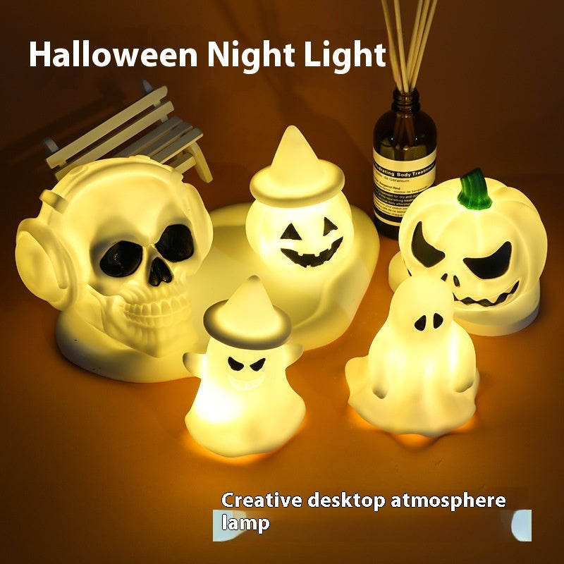 Mini Ghost & Pumpkin LED Lamps — product image 1