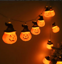 Hooded Pumpkin / Warm White — 10 Lights