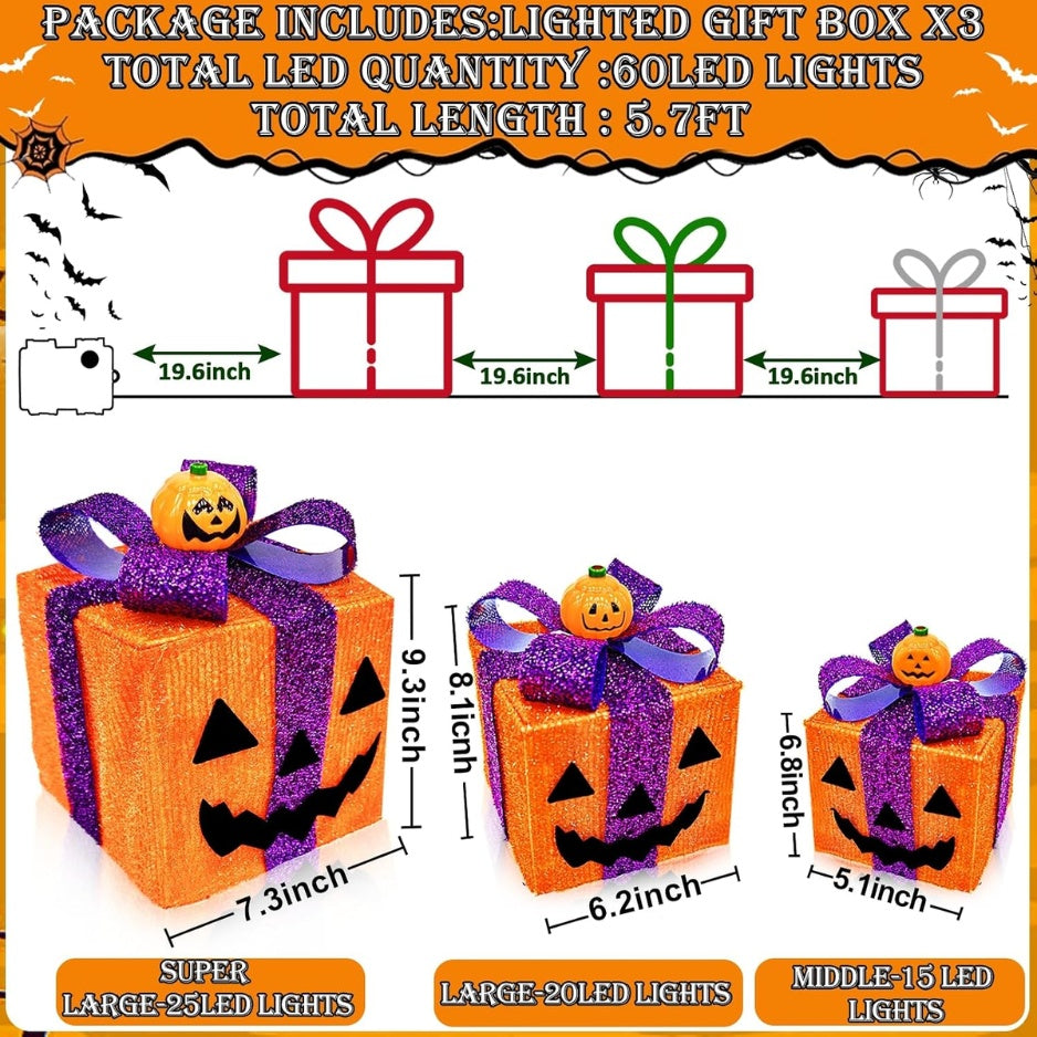 Jack-o'-Lantern LED Trio — product image 2