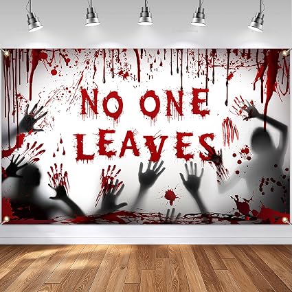 Bloody Halloween Backdrop