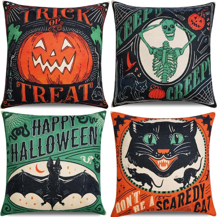 Vintage Halloween Pillow Cover — product image 1